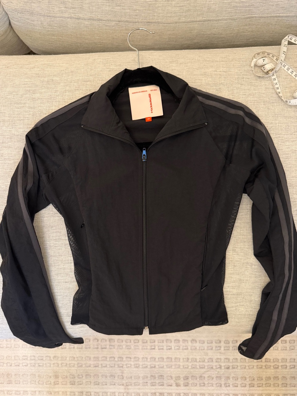Women's Black Lightweight Track Jacket - Brand: Empath